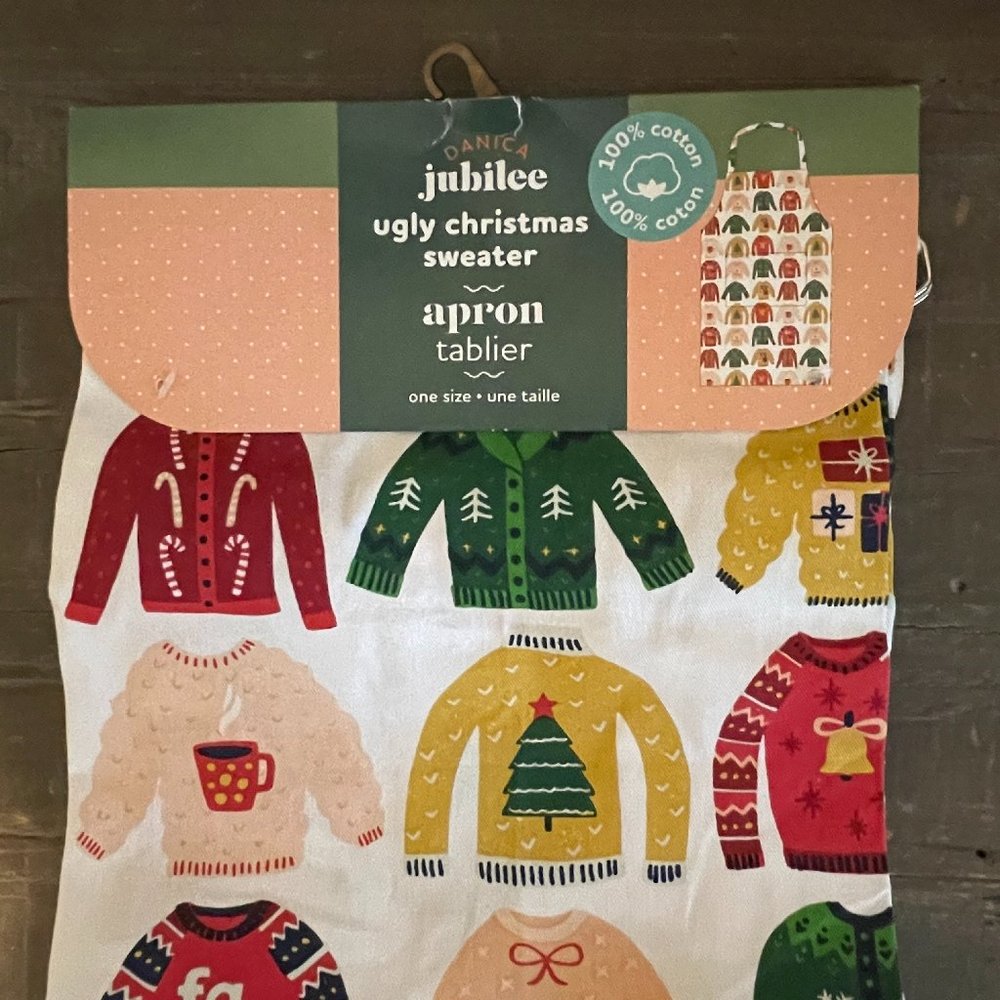 Now Designs Danica Jubilee Ugly Sweater Apron